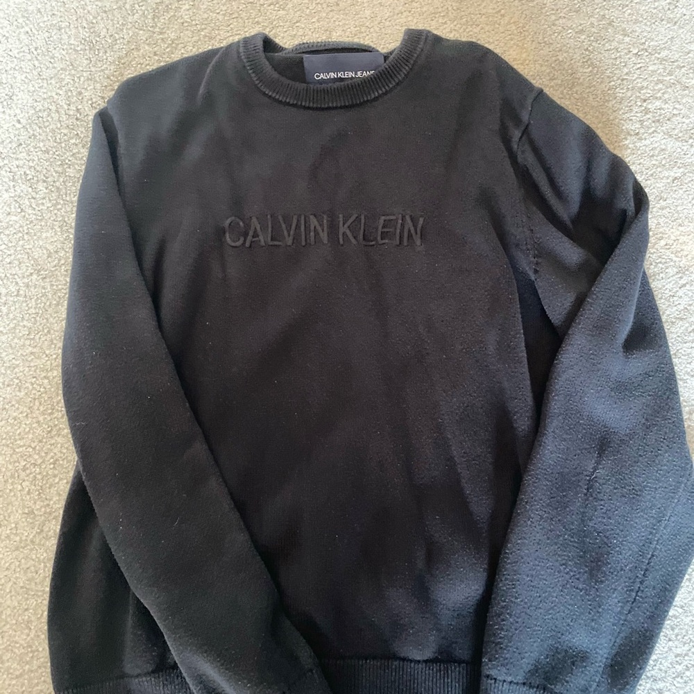 Calvin Klein Jeans Black Crewneck Sweater